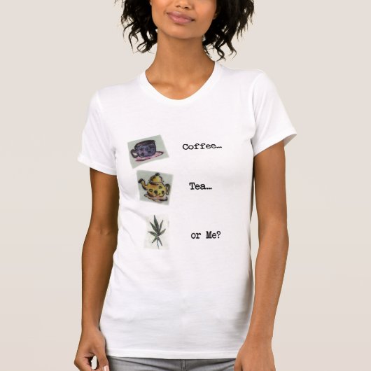 Coffee Tea of ik? T-shirt (Voorkant)