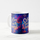 Coffee Teach Herhaal Mok – Volledige verpakking Te (Voorkant links)