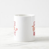 'Coffee Teach Repeat' Leuk Aansprekend Cadeau voor Koffiemok (Center)
