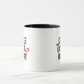 'Coffee Teach Repeat' Leuke en Herkenbare Kado Voo Mok (Midden)