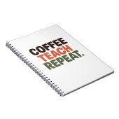 Coffee Teach Repeat Notitieboek (Rechterzijde)