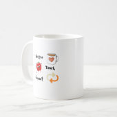 Coffee, Teach, Repeat op een  Koffiemok (Voorkant links)