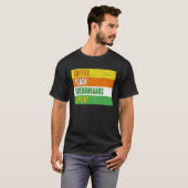 Coffee Teach Shenanigans Repeat St Patrick s day T T-shirt (Voorkant volledig)