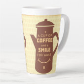 Coffee, The Fuel of Life Latte Mok (Rechterhoek)