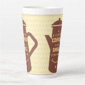 Coffee, The Fuel of Life Latte Mok (Voorkant)