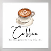 Coffee: The silent Partner Poster (Voorkant)