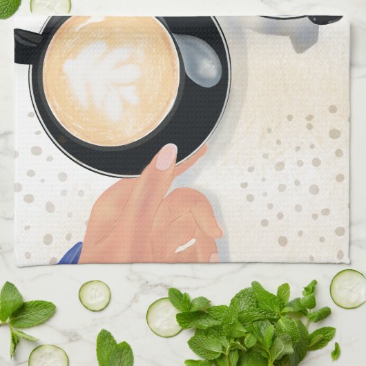 Coffee? Theedoek (Gevouwen)