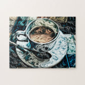 Coffee Theme Artsy Fine Art Legpuzzel (Horizontaal)