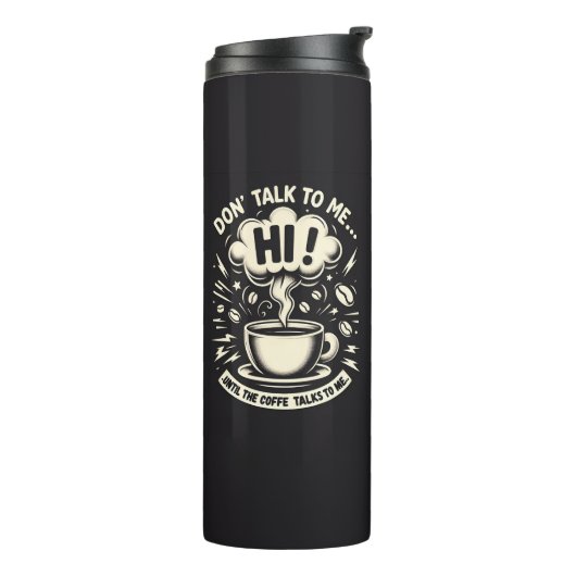 Coffee thermos thermosbeker (Gedraaid links)
