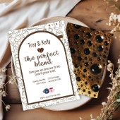 Coffee Thleding Wedding Shower-uitnodiging Kaart