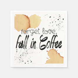 Coffee Thlepaper Napkin Servetten