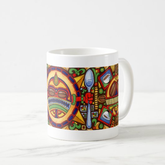Coffee Tiki Mok - Totems (Voorkant rechts)