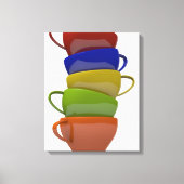 Coffee time canvas afdruk (Voorkant)