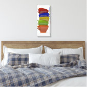 Coffee time canvas afdruk (Insitu (Slaapkamer))