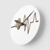 Coffee Time Clock Ronde Klok (Hoek)