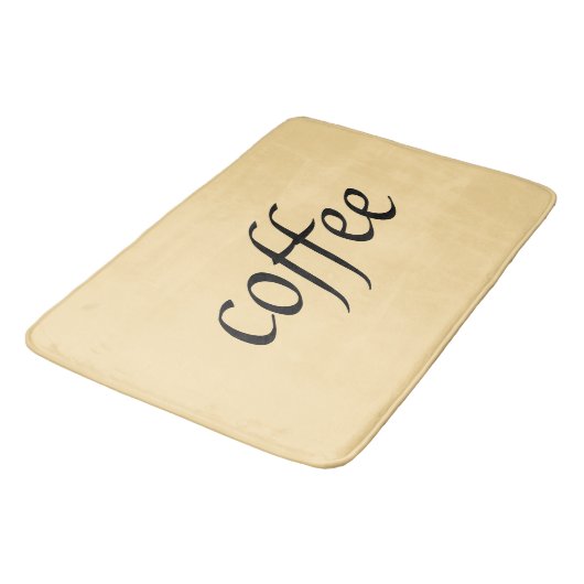Coffee Time Cream Placemat Badmat (Gekanteld)