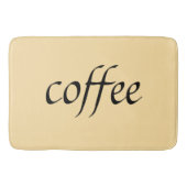 Coffee Time Cream Placemat Badmat (Voorkant)