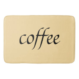 Coffee Time Cream Placemat Badmat