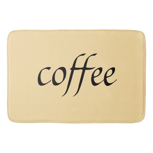 Coffee Time Cream Placemat Badmat (Voorkant)