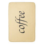 Coffee Time Cream Placemat Badmat (Voorkant Verticaal)