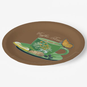 Coffee Time Cup & saucer Paper-Borden Papieren Bordje