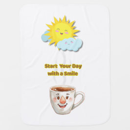 Coffee Time – Cute Smiling Cup Inbakerdoek