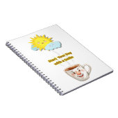 Coffee Time – Cute Smiling Cup Notitieboek (Rechterzijde)