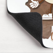 **Coffee Time – Cute Smiling Cup Steam  Muismat (Hoek)