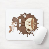 **Coffee Time – Cute Smiling Cup Steam  Muismat (Met muis)