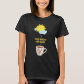 Coffee Time – Cute Smiling Cup T-shirt (Voorkant)