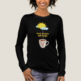 Coffee Time – Cute Smiling Cup Tri-Blend Shirt