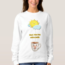 Coffee Time – Cute Smiling Cup Trui