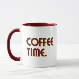 Coffee Time | Eenvoudige Minimalistische Dagelijks Mok