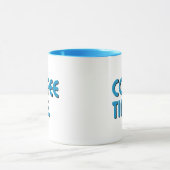 Coffee Time | Eenvoudige Minimalistische Dagelijks Mok (Midden)