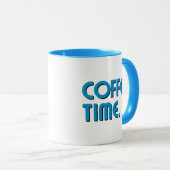 Coffee Time | Eenvoudige Minimalistische Dagelijks Mok (Voorkant rechts)