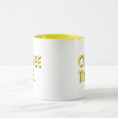 Coffee Time | Eenvoudige Minimalistische Dagelijks Mok (Midden)