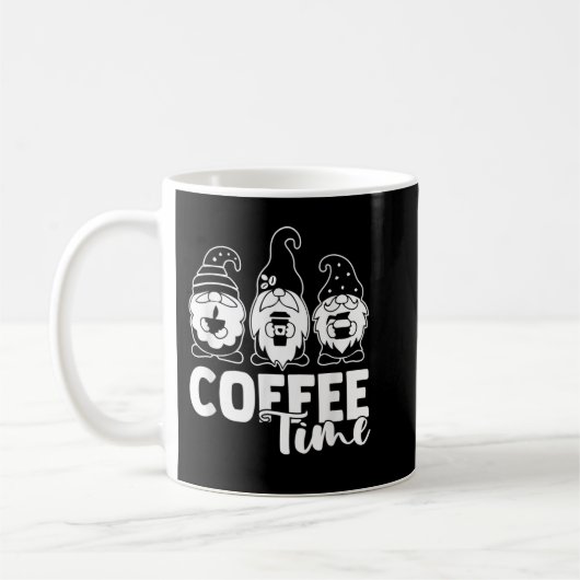 Coffee Time Gnomes Caffeine Koffiemok (Links)