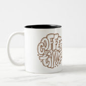 Coffee Time Gold Tweekleurige Koffiemok (Links)