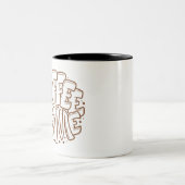 Coffee Time Gold Tweekleurige Koffiemok (Center)