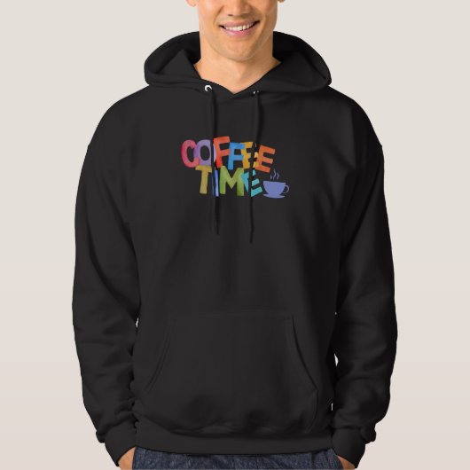 coffee time hoodie (Voorkant)