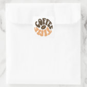 Coffee Time - Morgenbrouwsel Vierkante Sticker (Tas)