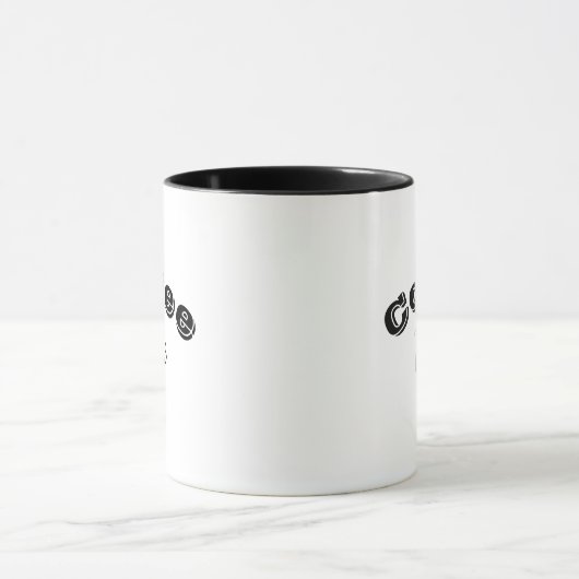 “Coffee Time” Mug – Typography for Coffee Lovers Mok (Midden)