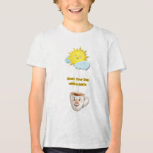 Coffee Time – Schattige glimlachende beker