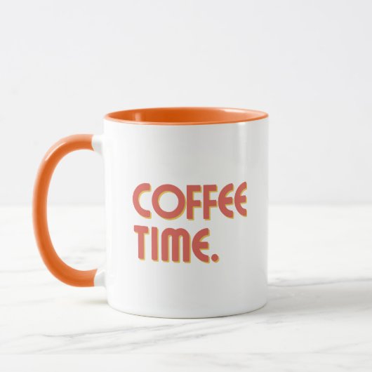 Coffee Time | Simple Minimalist Everyday Coffee Mok (Links)