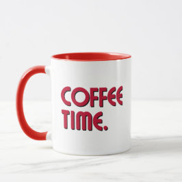 Coffee Time | Simple Minimalist Everyday Coffee Mok