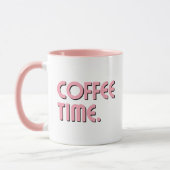 Coffee Time | Simple Minimalist Everyday Coffee Mok (Links)