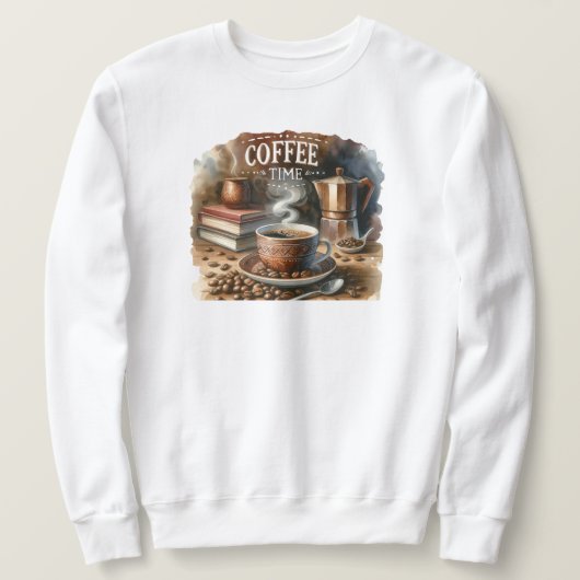 Coffee Time Sweatshirt (Design voorkant)