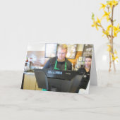 Coffee Time Wenskaart Kaart (Gele Bloem)