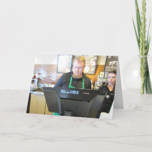 Coffee Time Wenskaart Kaart (Voorkant)