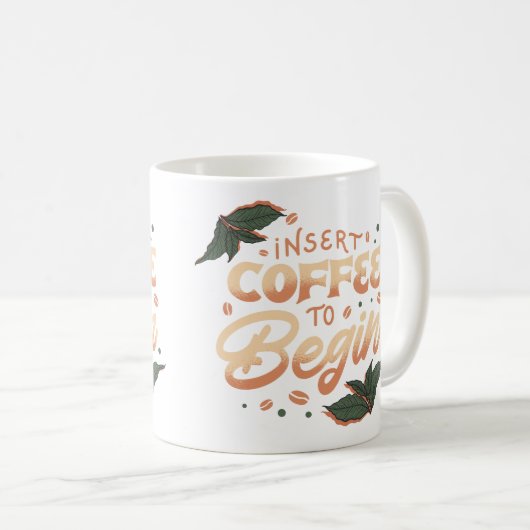 Coffee to Begining Koffiemok (Voorkant rechts)